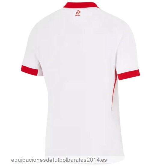 Nuevo Tailandia 1ª Camiseta Polonia 2024 Blanco Baratas